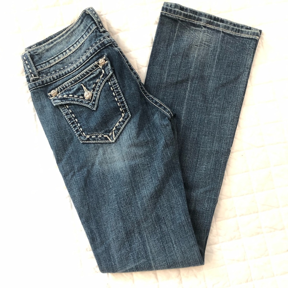 Miss Me Low Rise Boot Cut Size 29 Jean